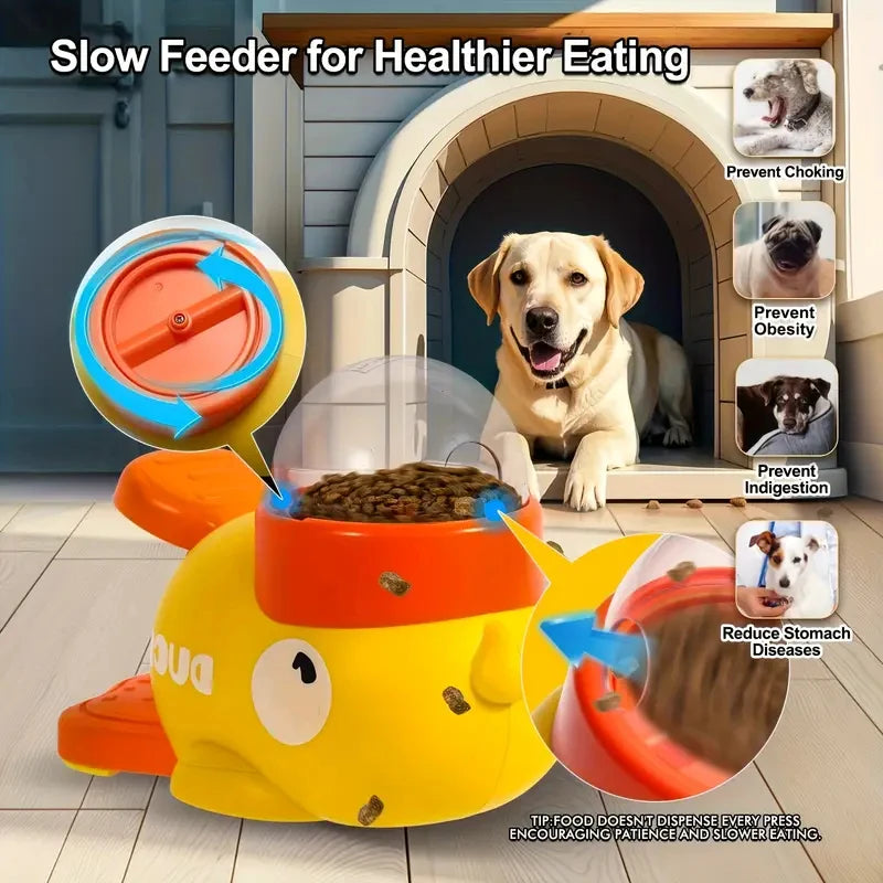 Calming Duck Puzzle Feeder for Dogs & Cats