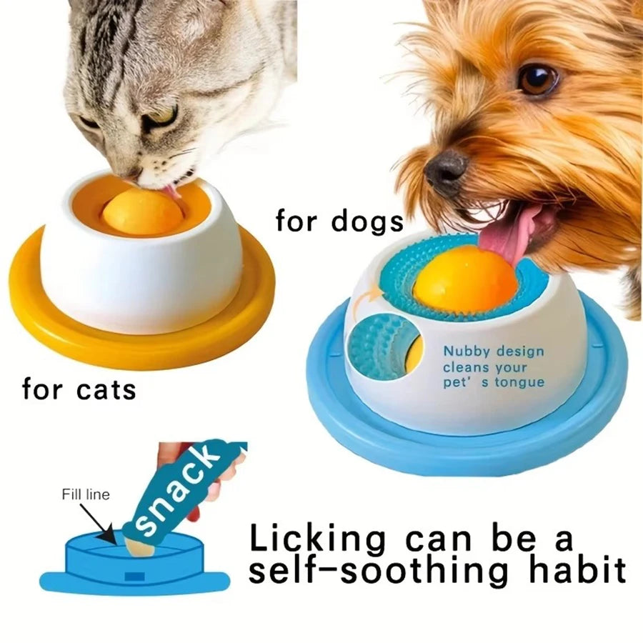Calming Slow Feeder Lick Mat for Dogs & Cats
