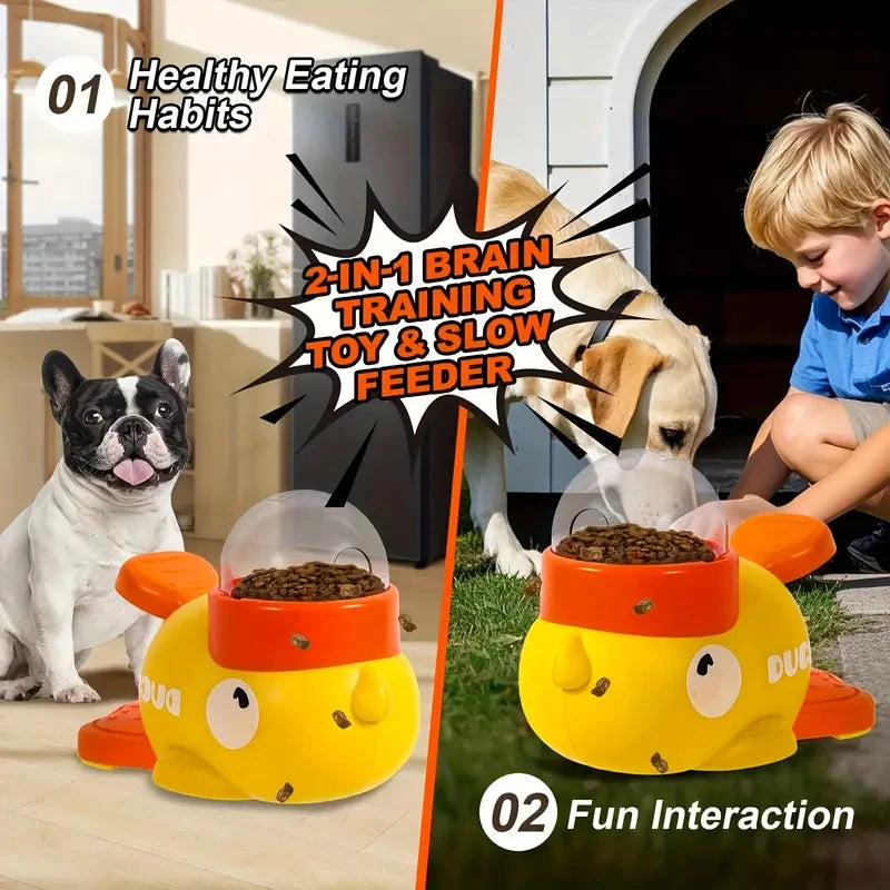 Calming Duck Puzzle Feeder for Dogs & Cats